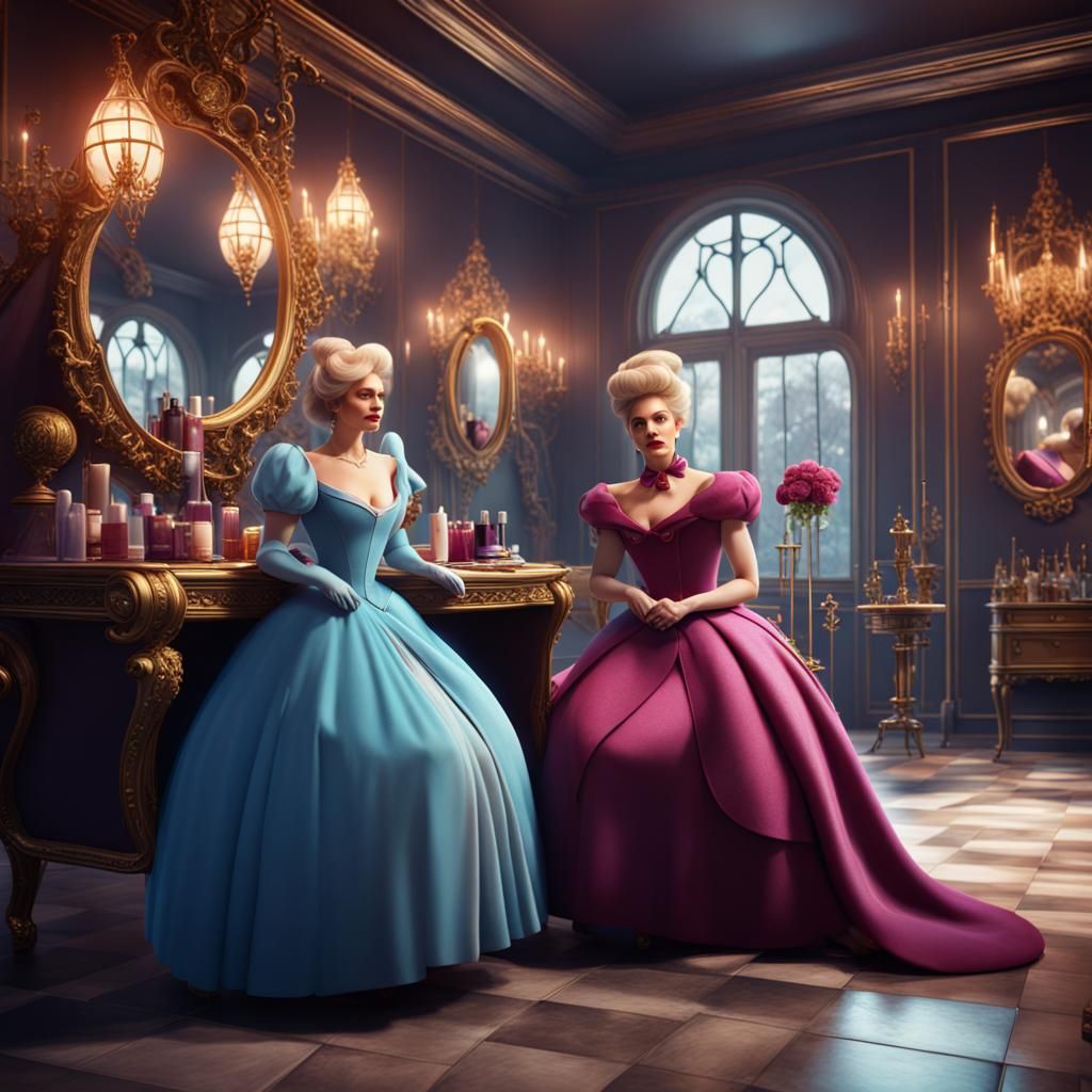 Cinderella at the Beauty Salon for "Step" Mothers Day