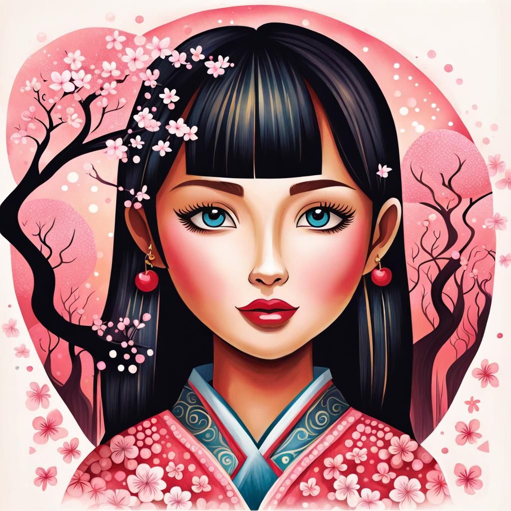 Whimsical Storybook Portrait in Dreamscape