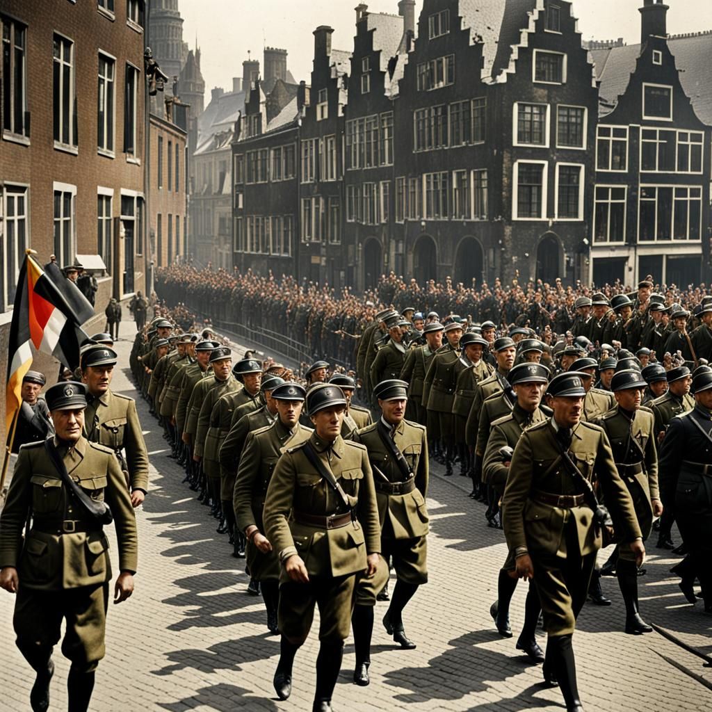 German Invasion of Holland and Belgium, 1940