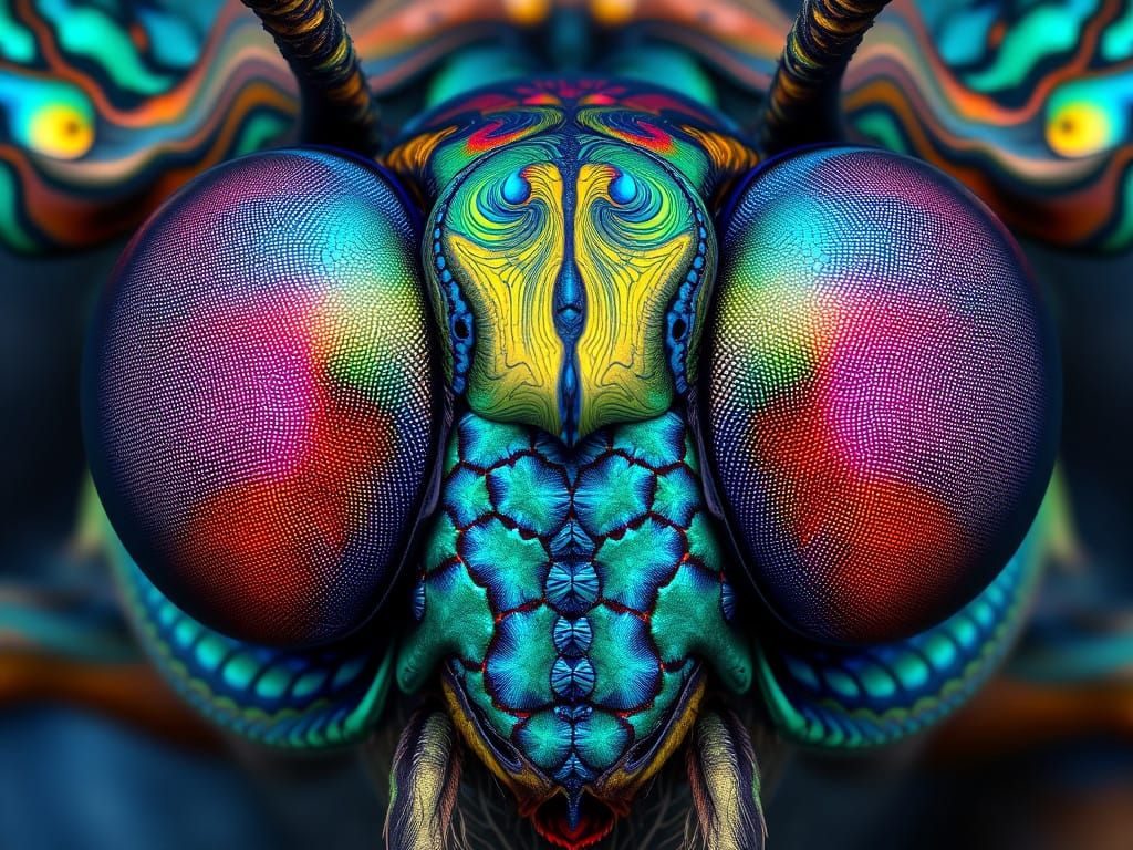 Surreal Iridescent Eyes in Ethereal Dreamscapes