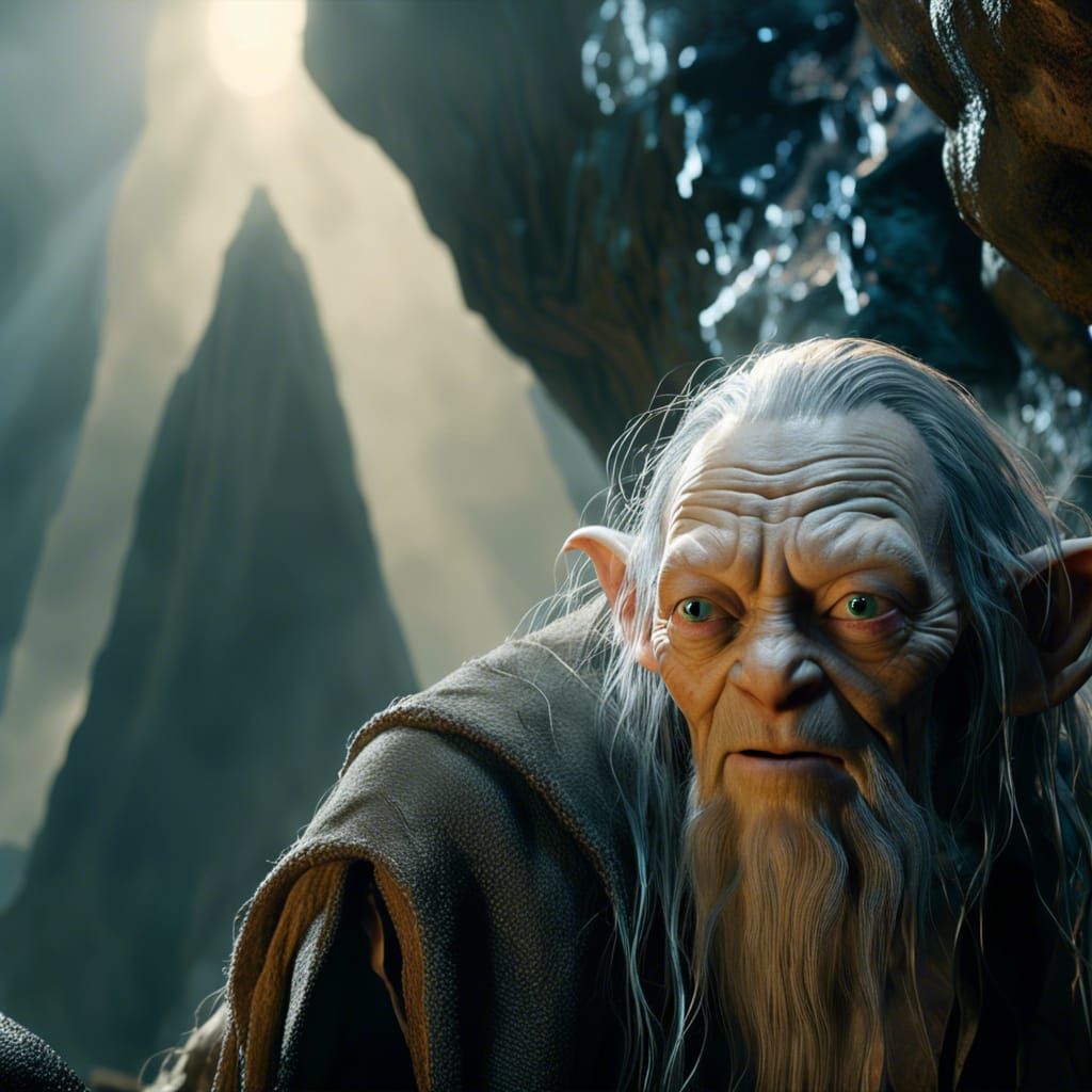Gollum is Gandalf in Misty Mountain