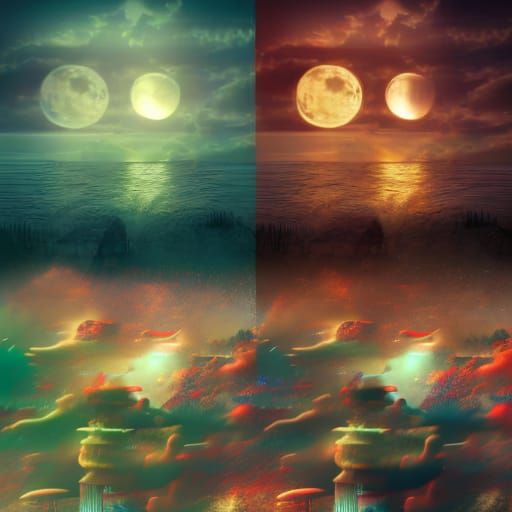 Dramatic Digital Painting of Confusion