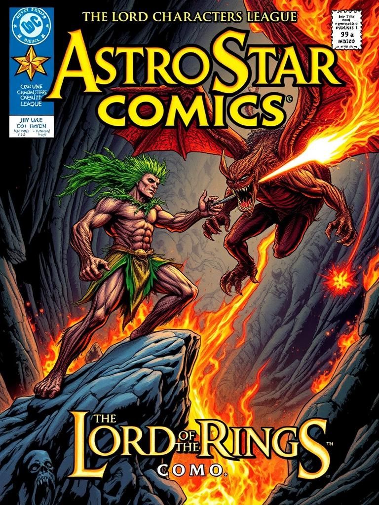 Wood Man vs Balrog Comic Book Cover