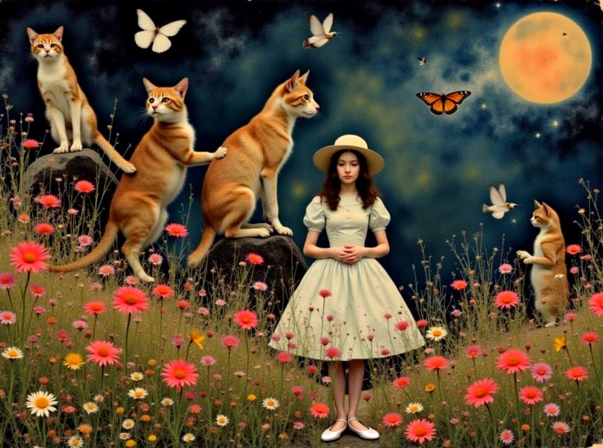 Alice Enters Wonderland in Baroque Style