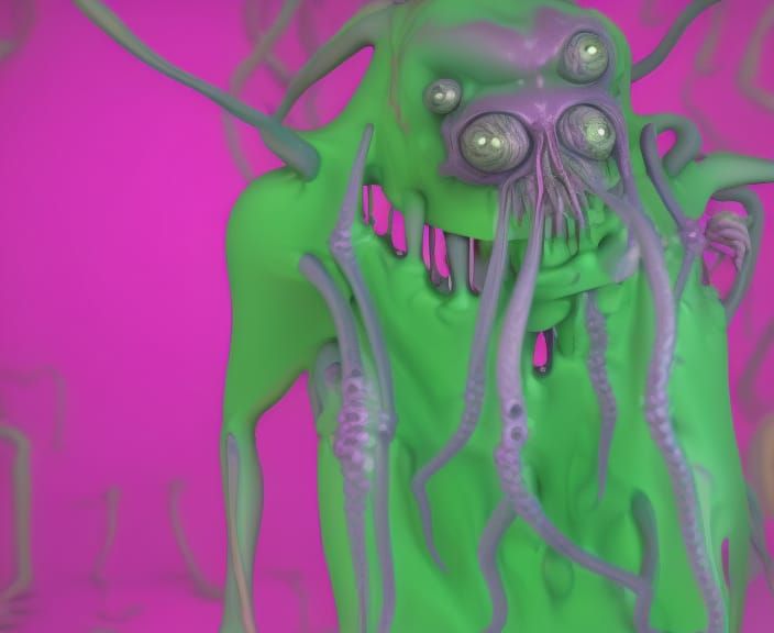 Hyperrealistic Mutantcore Biological Experiment