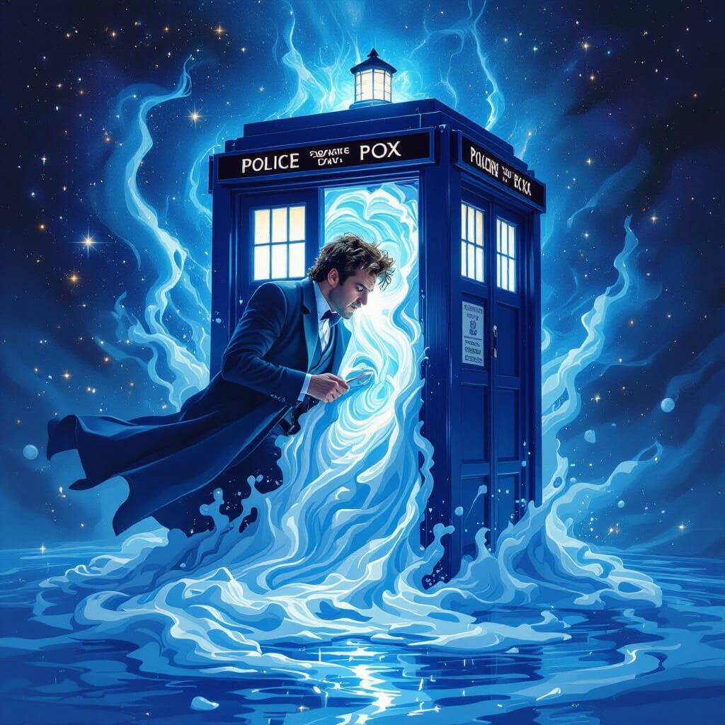 David Tennant Yogurt Doctor Eats TARDIS in Surreal Digital A...