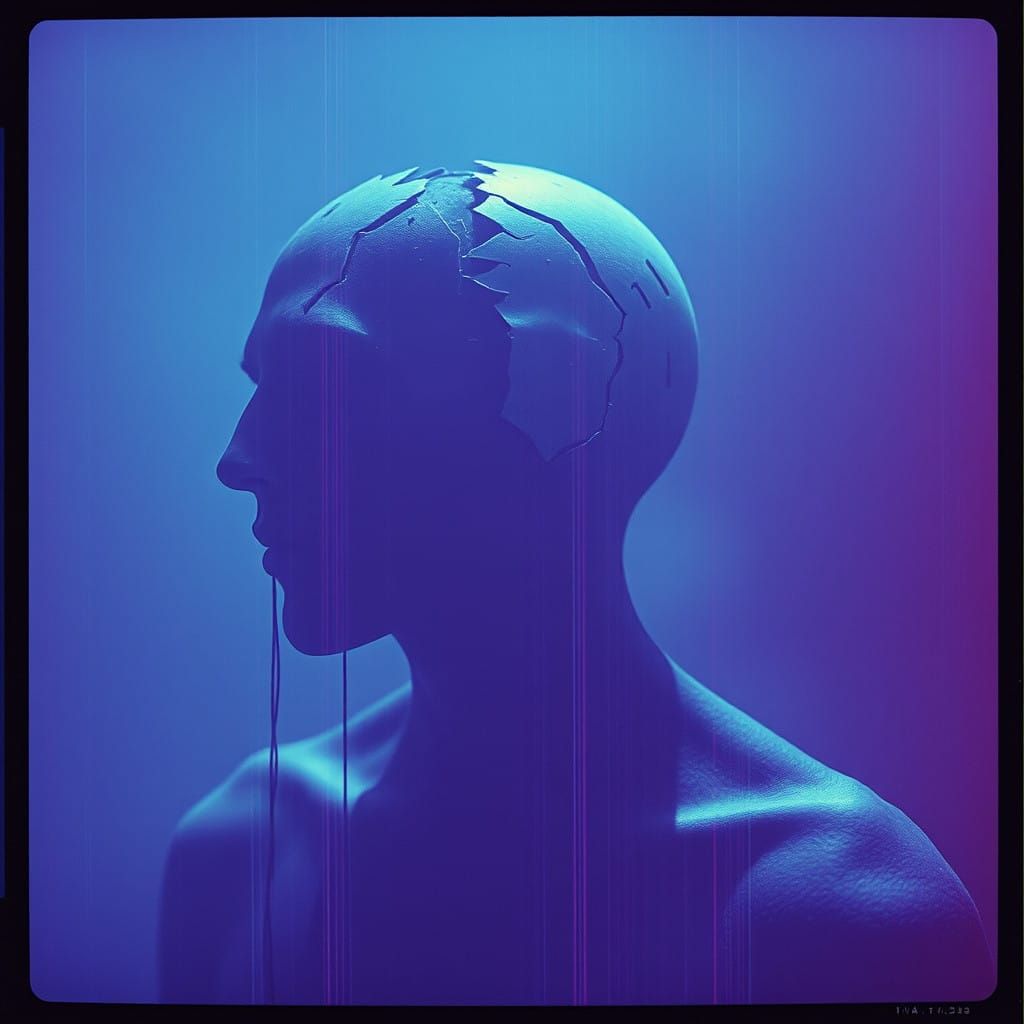 Dark Surrealist Masterpiece: Claustrophobic Descent into Mad...