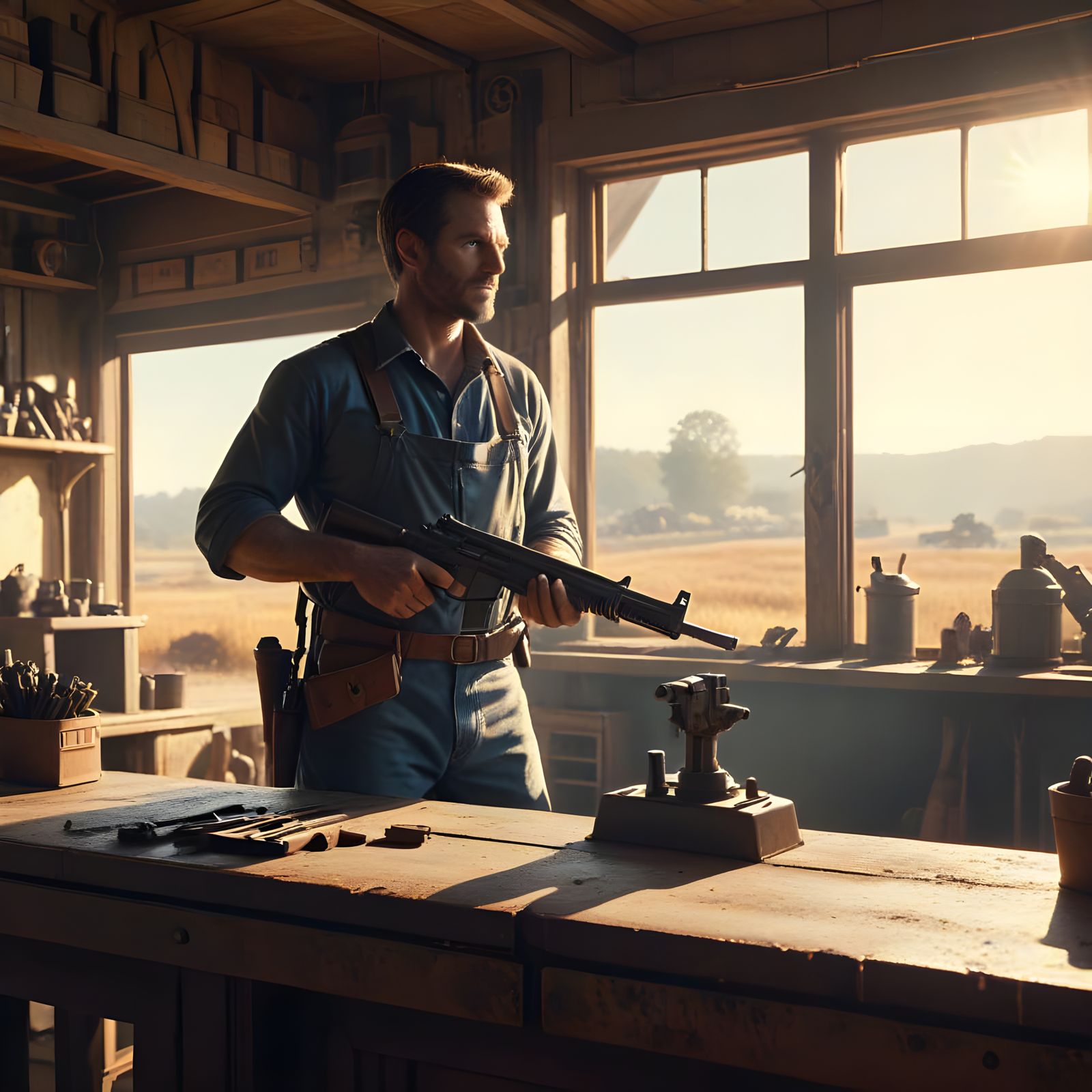 Farmer Weapons Dealer: An AI Interpretation