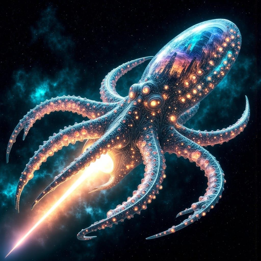 🥈Octopus spacecraft