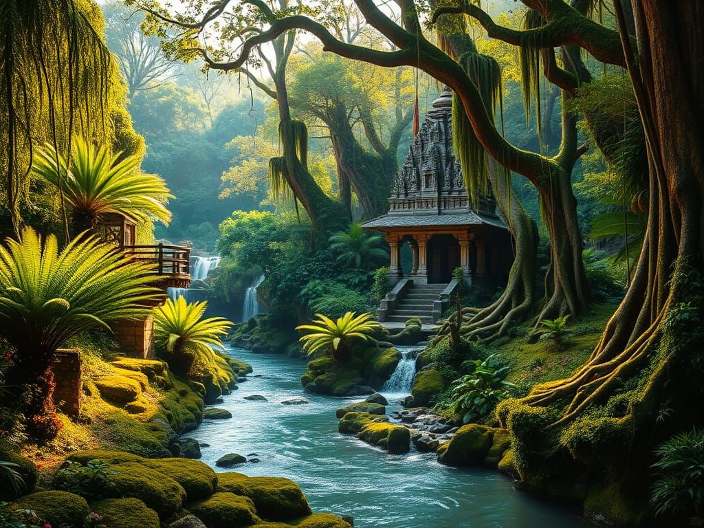 Ancient Rainforest Temple