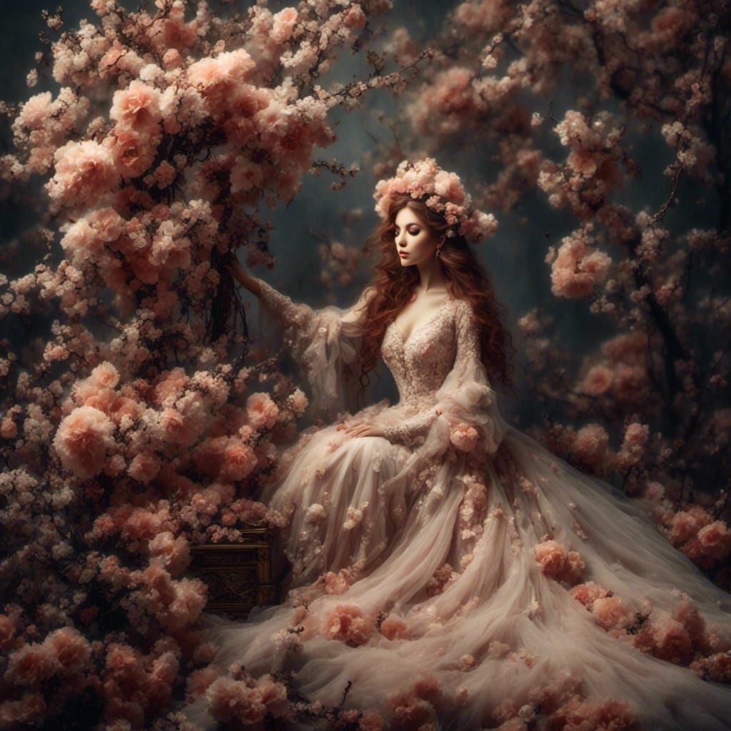 DreamFalls Oil and Grunge Abstract Art