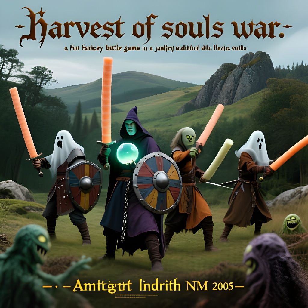 Fantasy Battle Game in Juniper Woodland