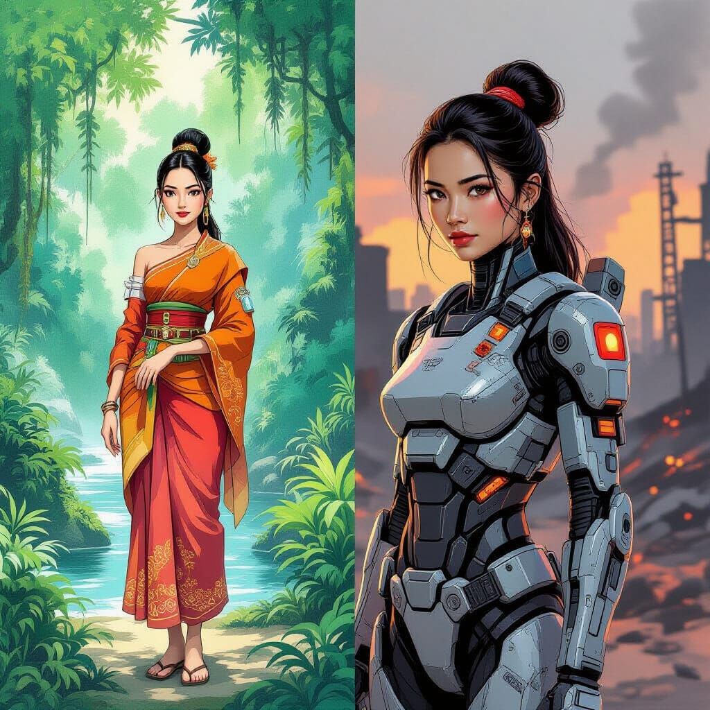 Thai Woman: Paradise and Post-Apocalyptic Cyberpunk