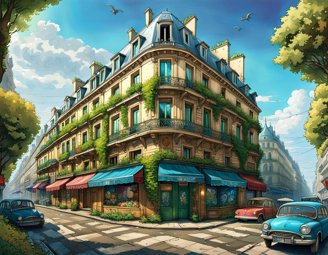 Paris Reclaimed: Fantasy Art of Nature's Return