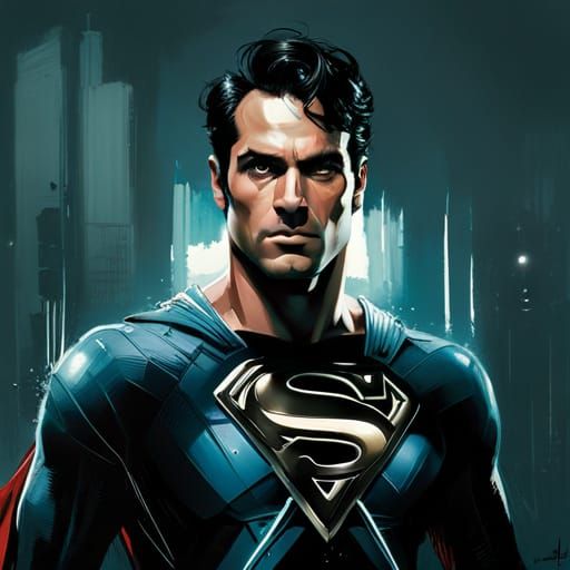 Victorian Superman Speedpaint Graffiti Art