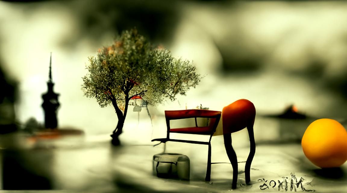 Vibrant Scene Inspired by VFX Studio Art