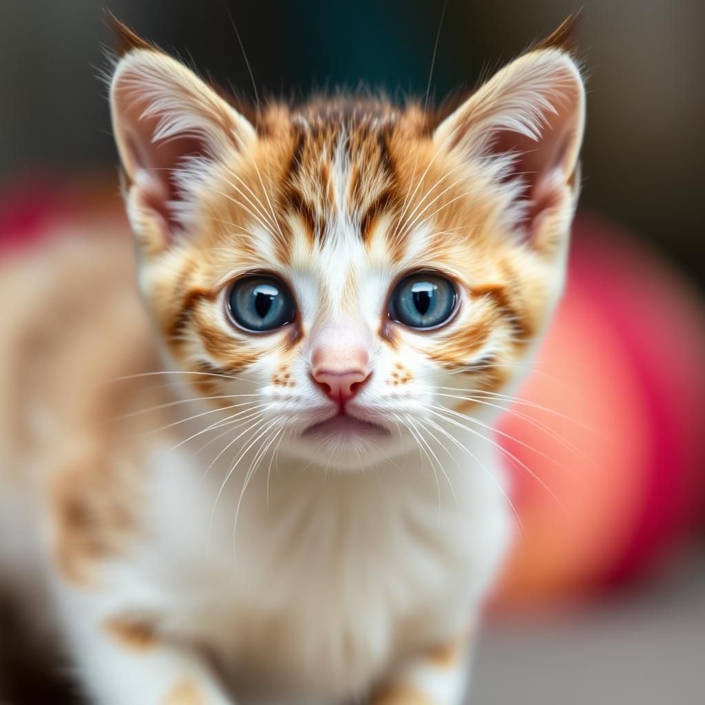 Cute Kitten Close-Up