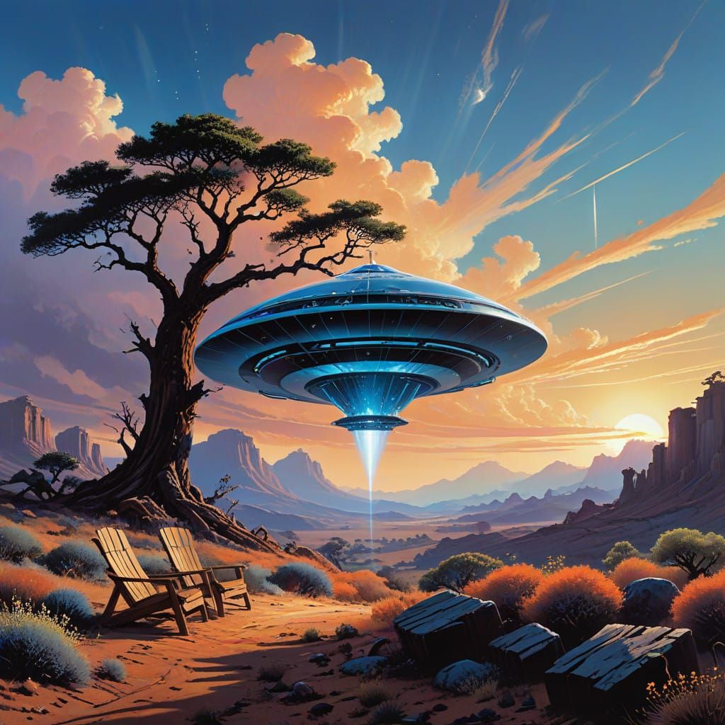 The inhabitants of the adirondack chairs scrambled into hiding the moment this thing appeared