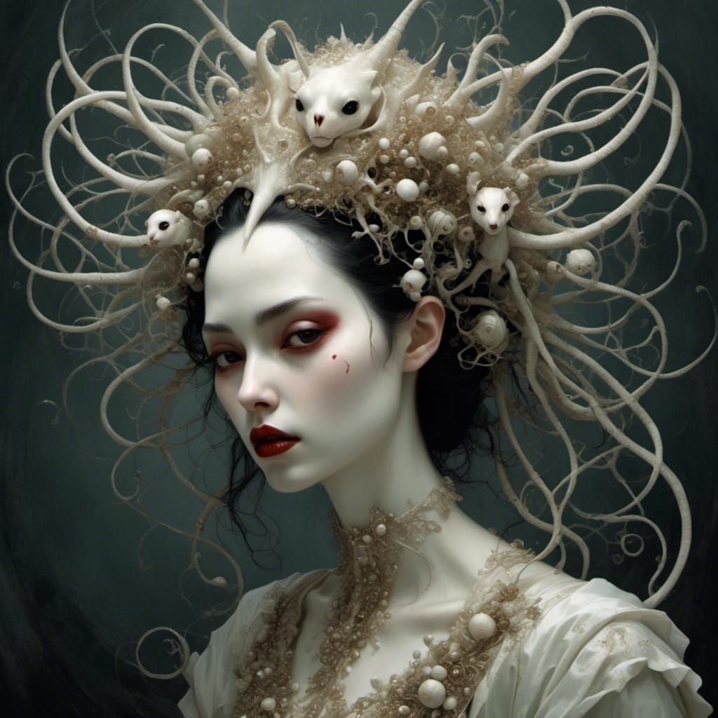 Mystical Selenolatry: AI-Generated Moon Worship