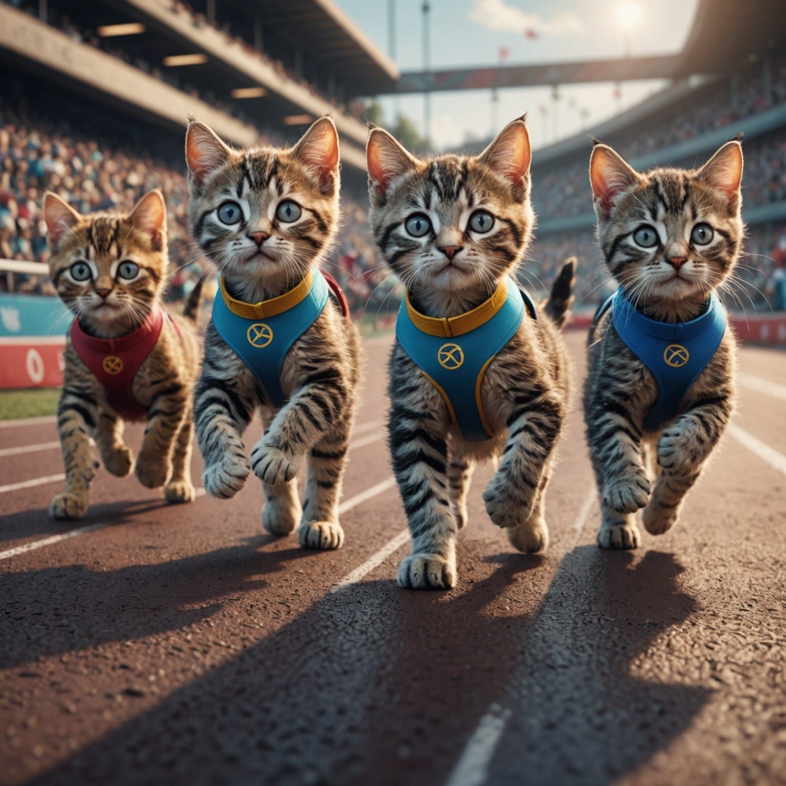 Kittens Race: Olympic Style Concept Art