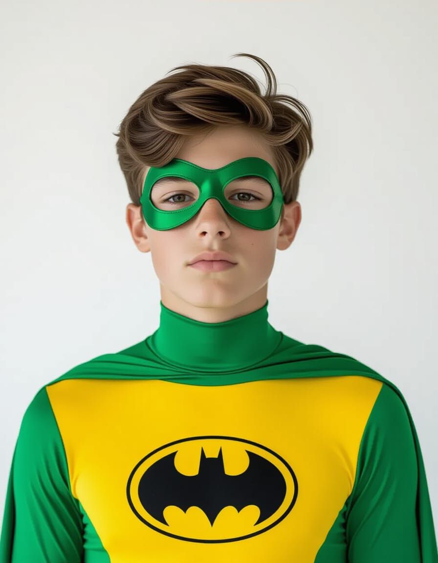 Teen Robin in Spandex - Professional Portrait