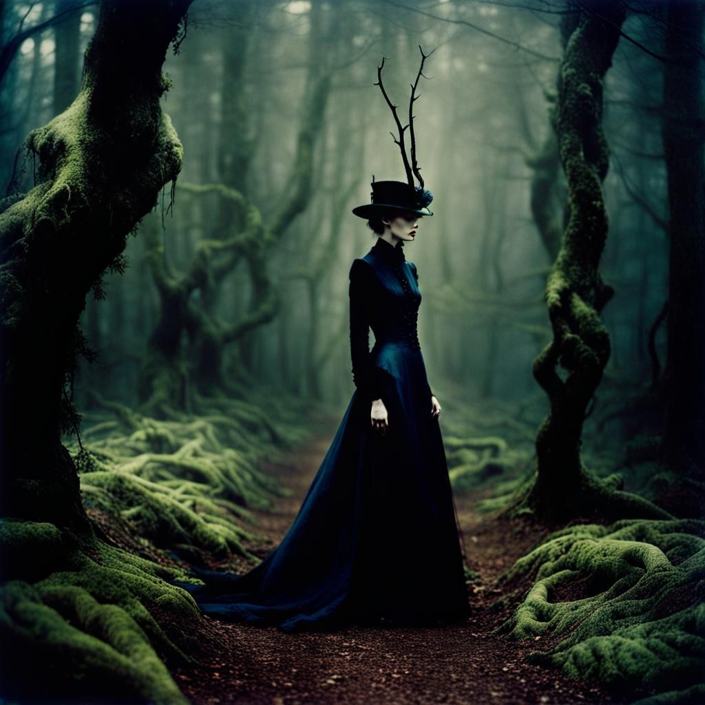 Eldritch Forest Photo in Dreamlike Style