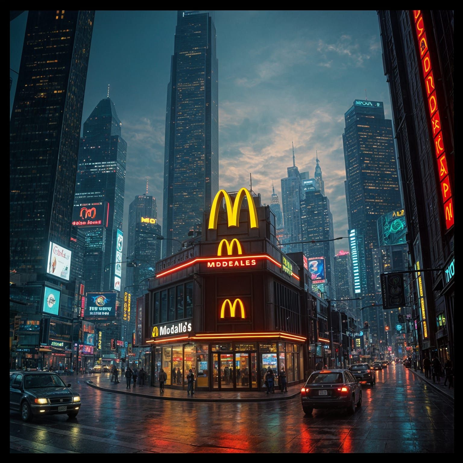 Cyberpunk City Awaits, 2025 Vision Realized