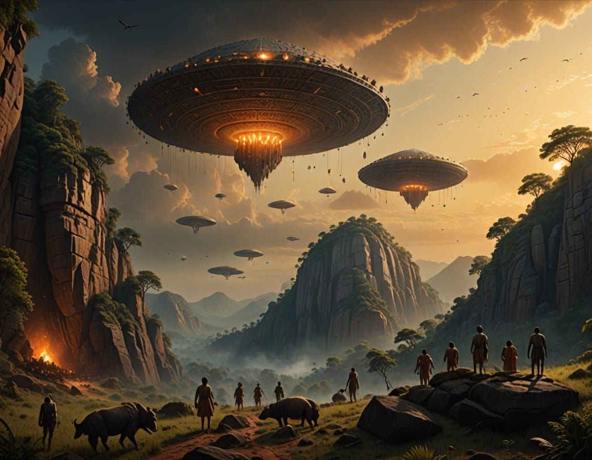 Ancient Rock Art Depicts UFOs and Aliens