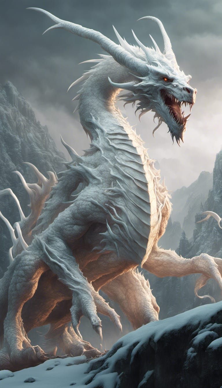 The Fire Elemental’s Albino Wendigo Dragon