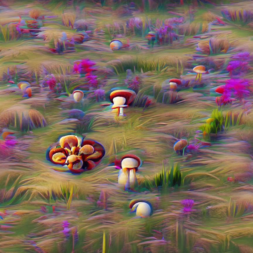 Enchanted Mushroom Meadow