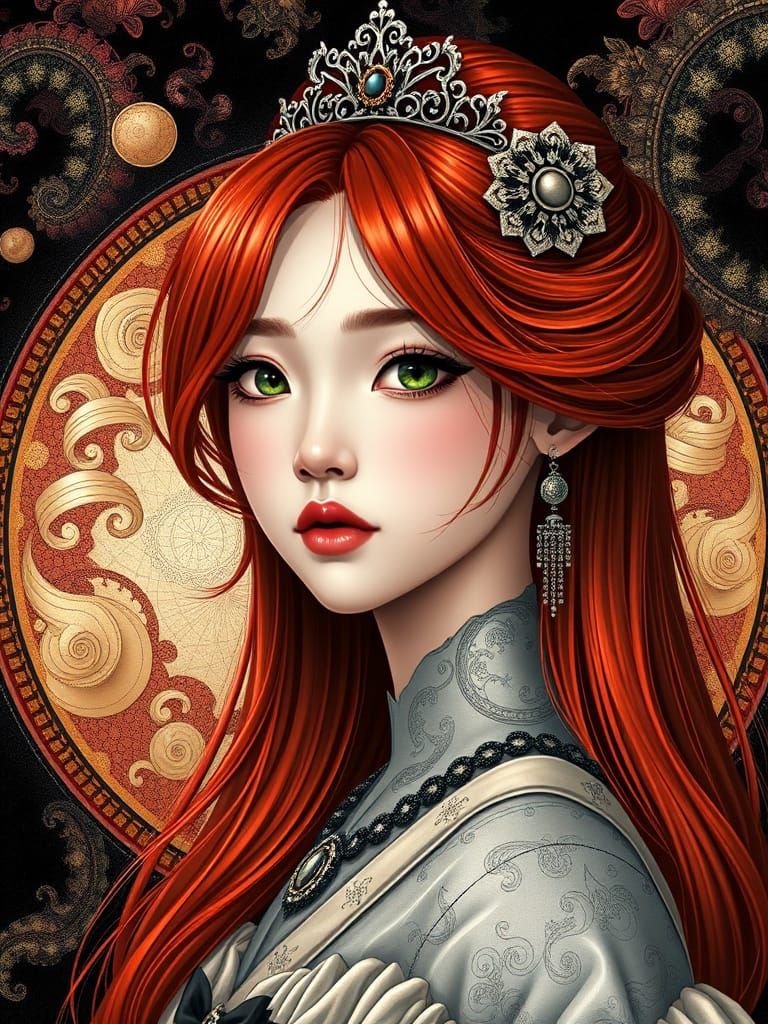 Gothic Princess in Elegant Opulence