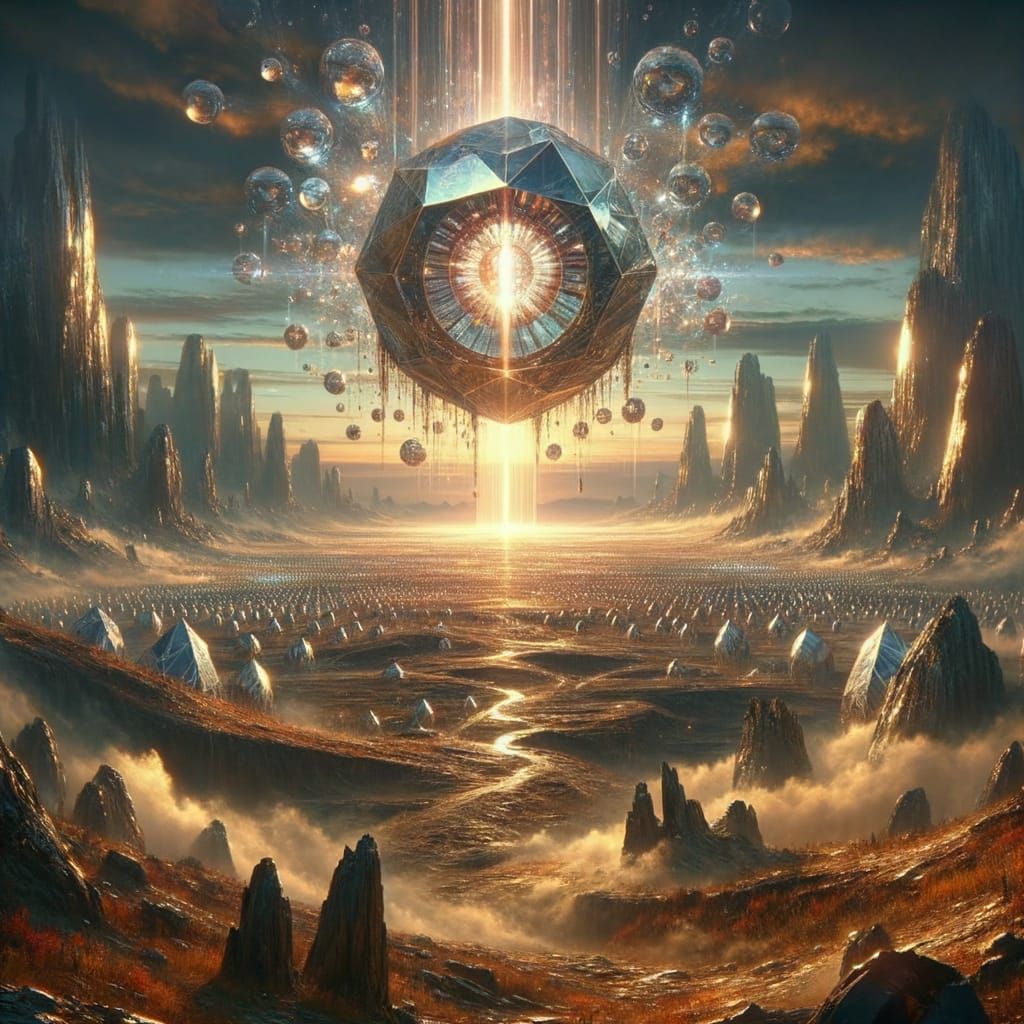 Epic Steampunk Fantasy: Crystal Mirrors Focus Sunlight Into ...