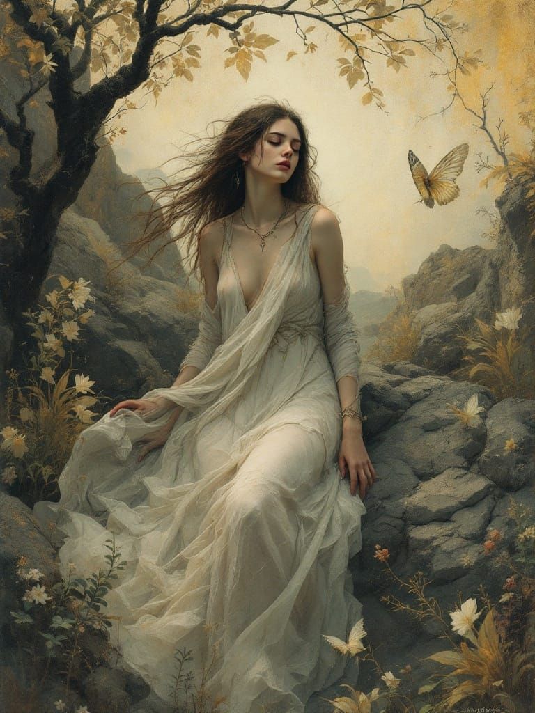 Awe-Inspiring Mary Magdalene in Enchanting Fairytale Style