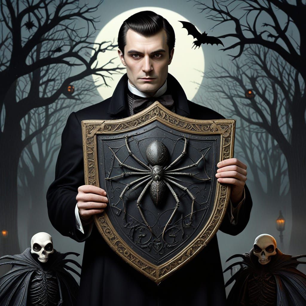 Gothic Vampire Lord in Victorian-Era Splendor