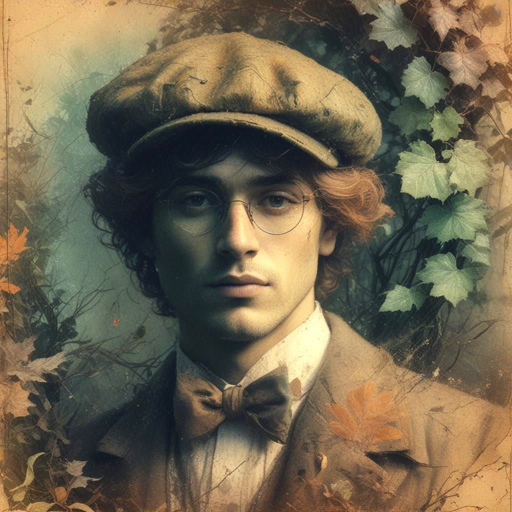 young man with ivy cap