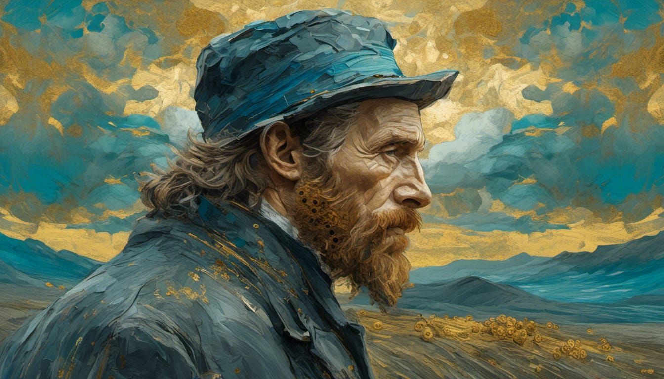 Profile in blue
