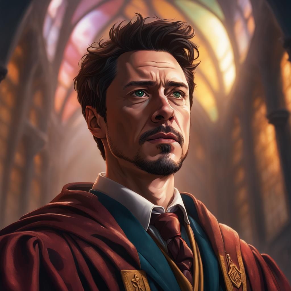 Tony Stark at Hogwarts