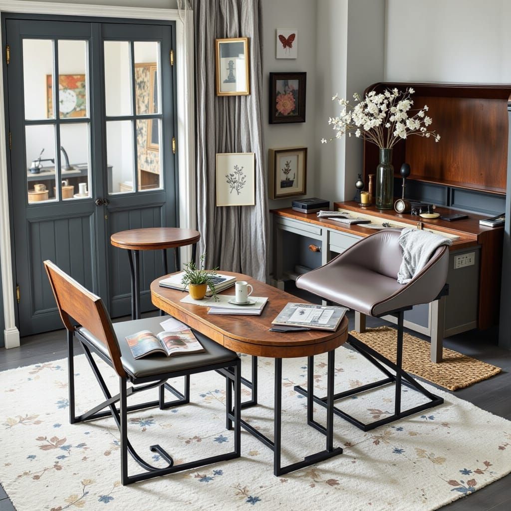 Ethereal Cyberpunk Cityscape in Shadowbox Style