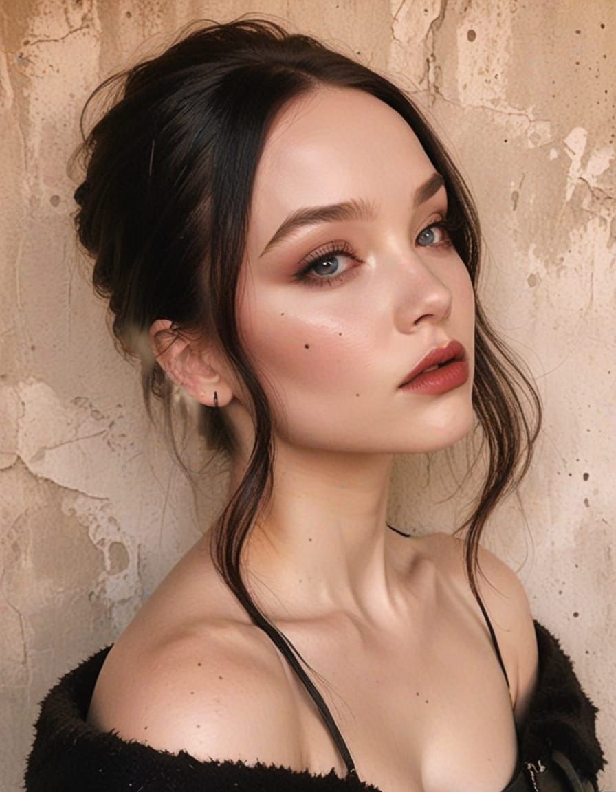 Dark and Gritty Rogue from the X-Men in a Moody Film Noir St...