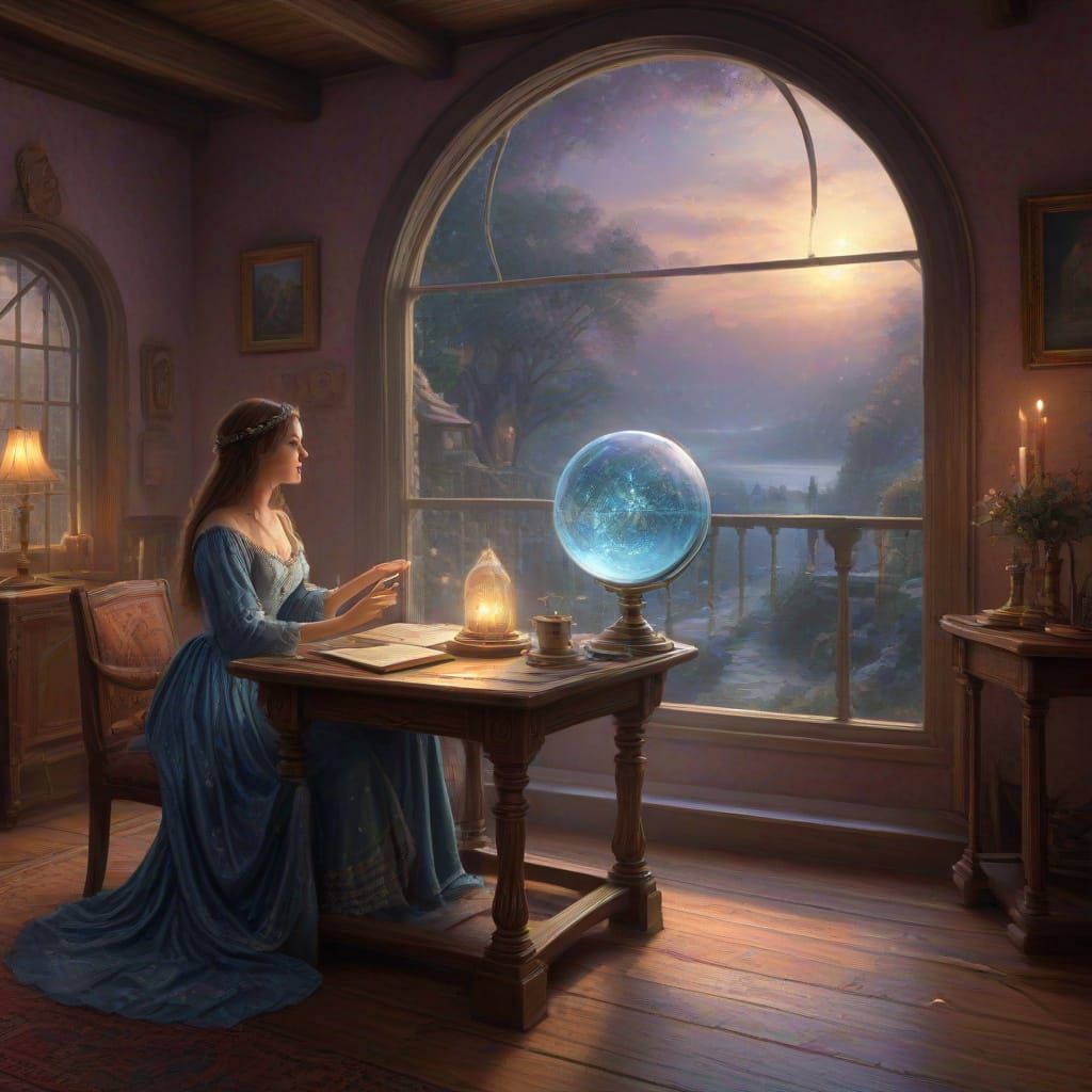 Sorceress Sees Heartbreak in Magical Globe