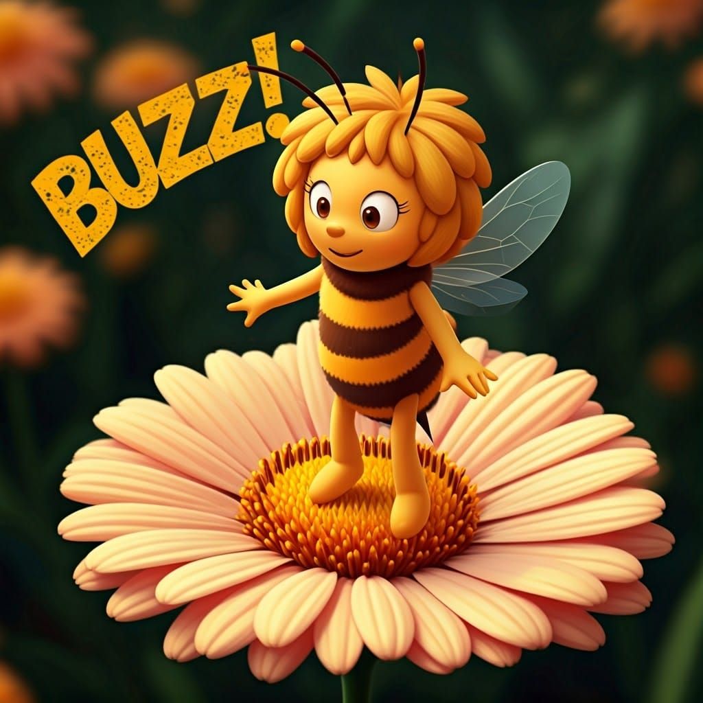 Maya l'abeille fait le buzz !