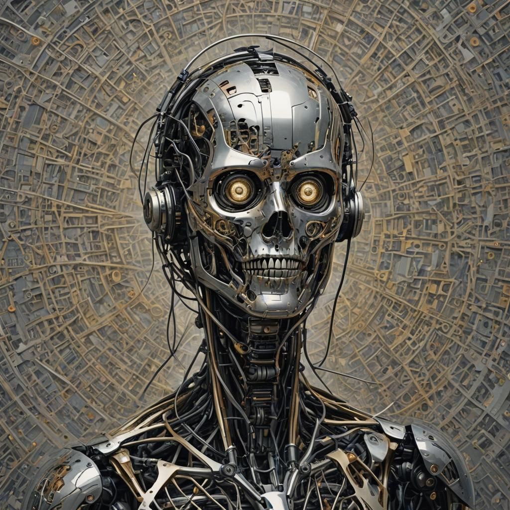 Anime Manga Scan Art in Studio Trigger Style