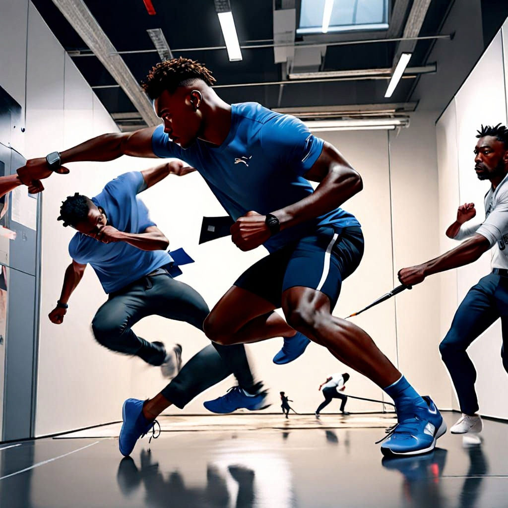 Jaguar Attack in Victorian Photo Style