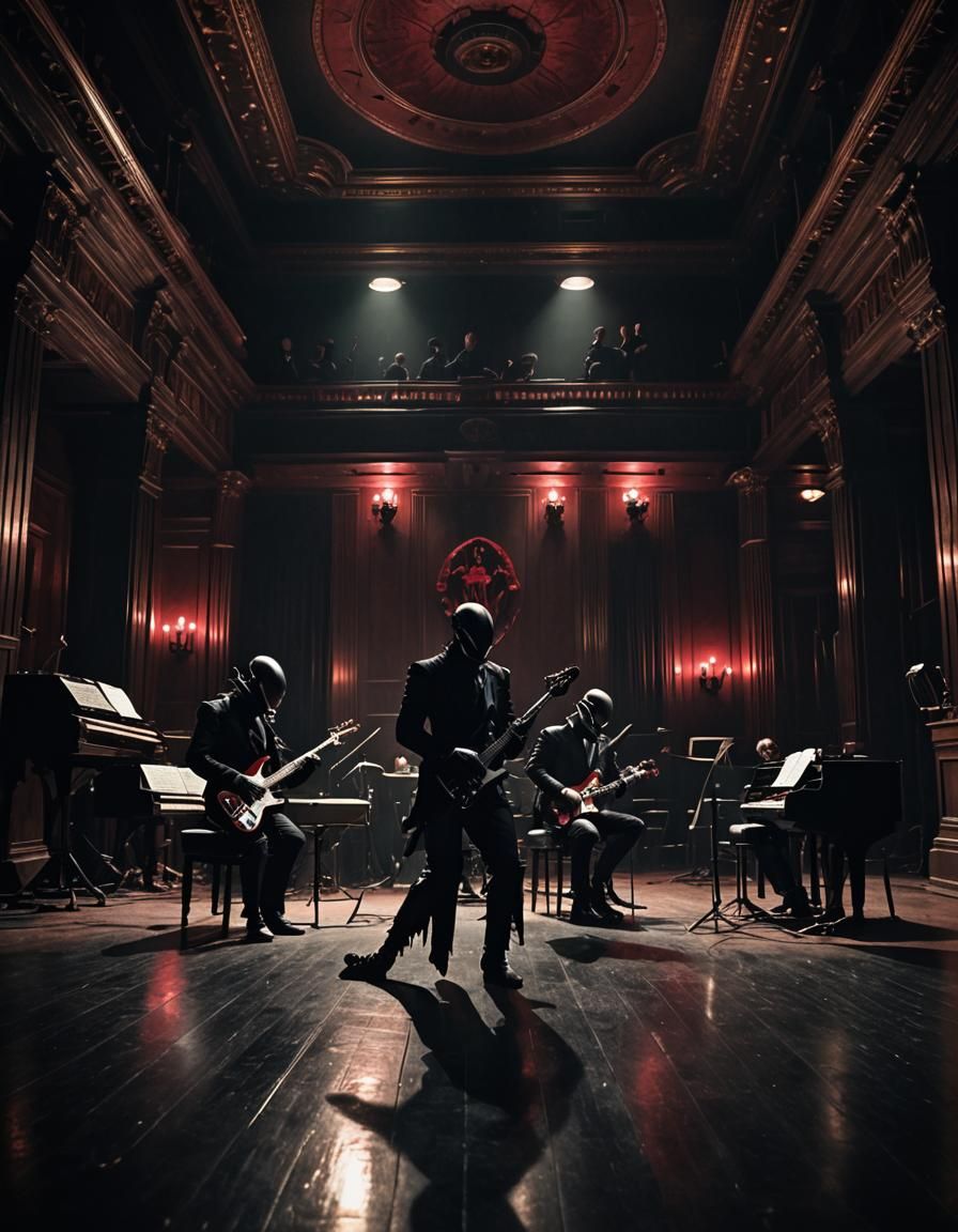 Xenomorphs Play Polka in Gothic Concert Hall