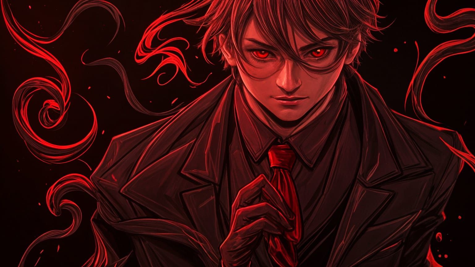 Aristocratic Male Figure in Hazbin Hotel Style