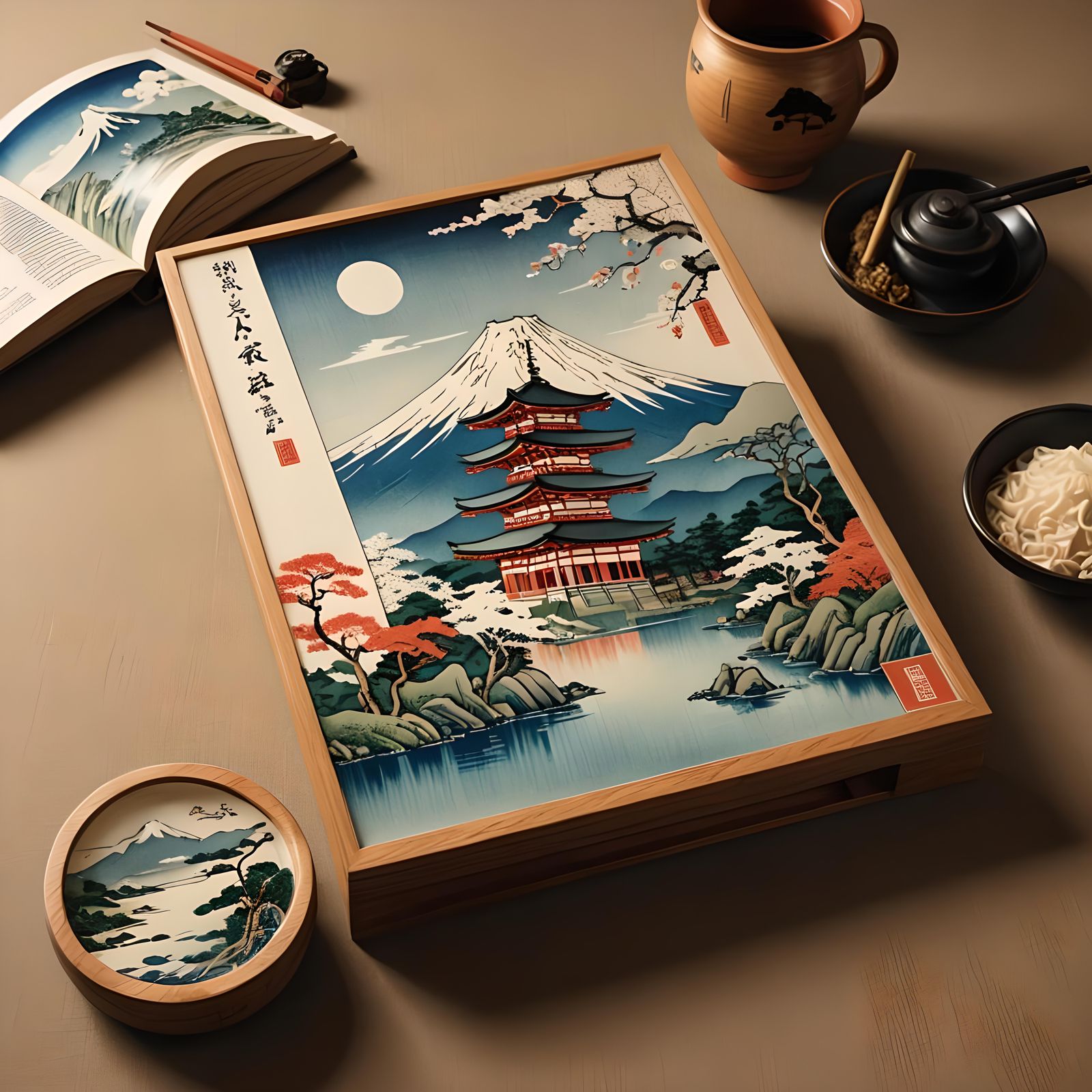 Serene Ukiyo-e Art