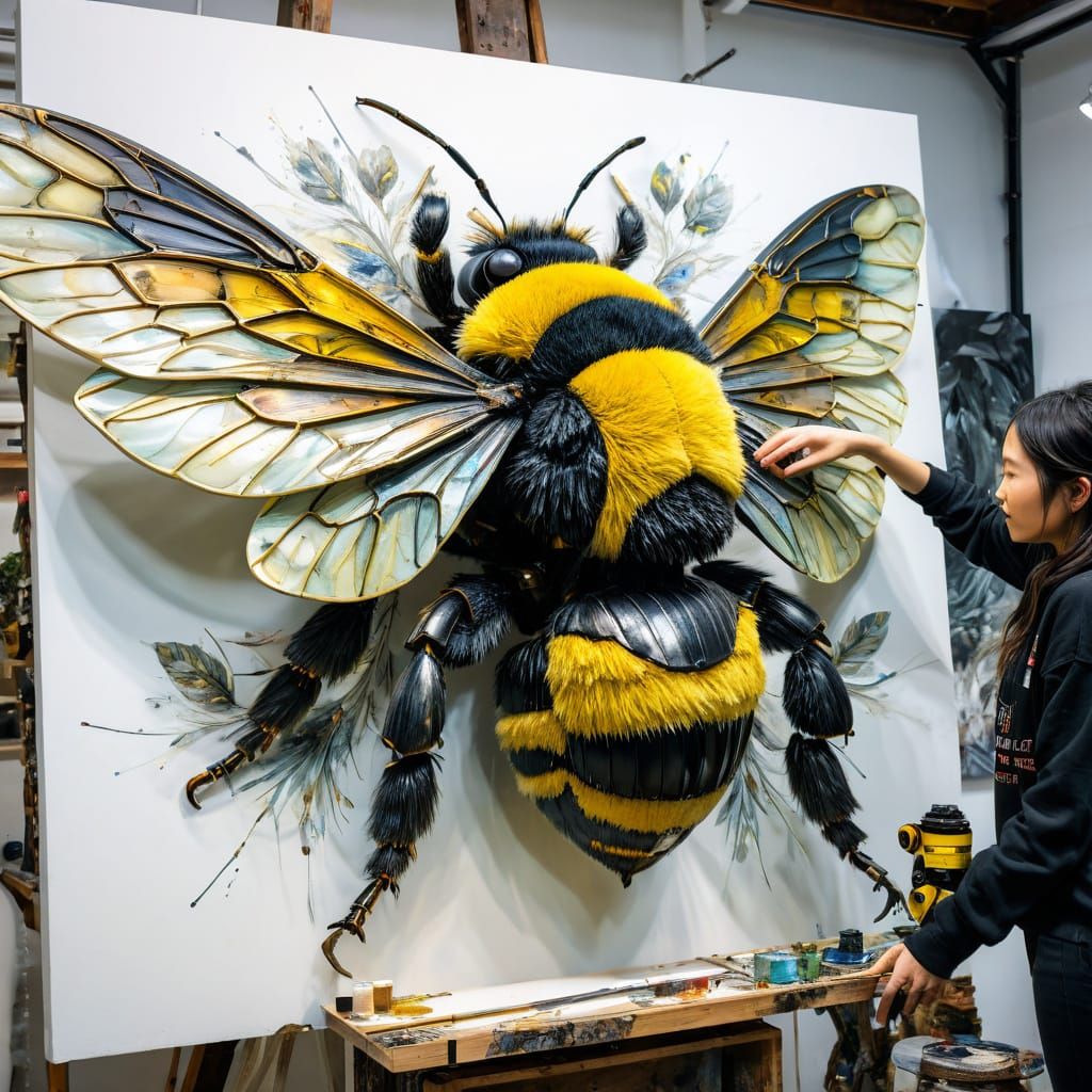 Bumblebee Sculpture
