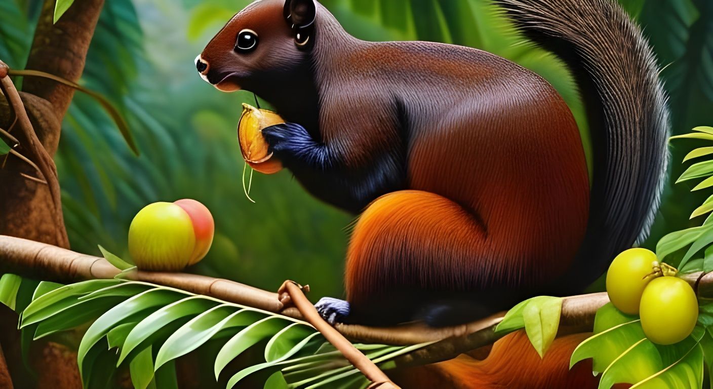 Indian Malabar giant squirrel
