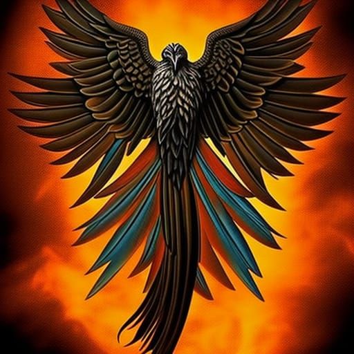 Phoenix Rising: Hyperrealistic Fantasy Tattoo Art