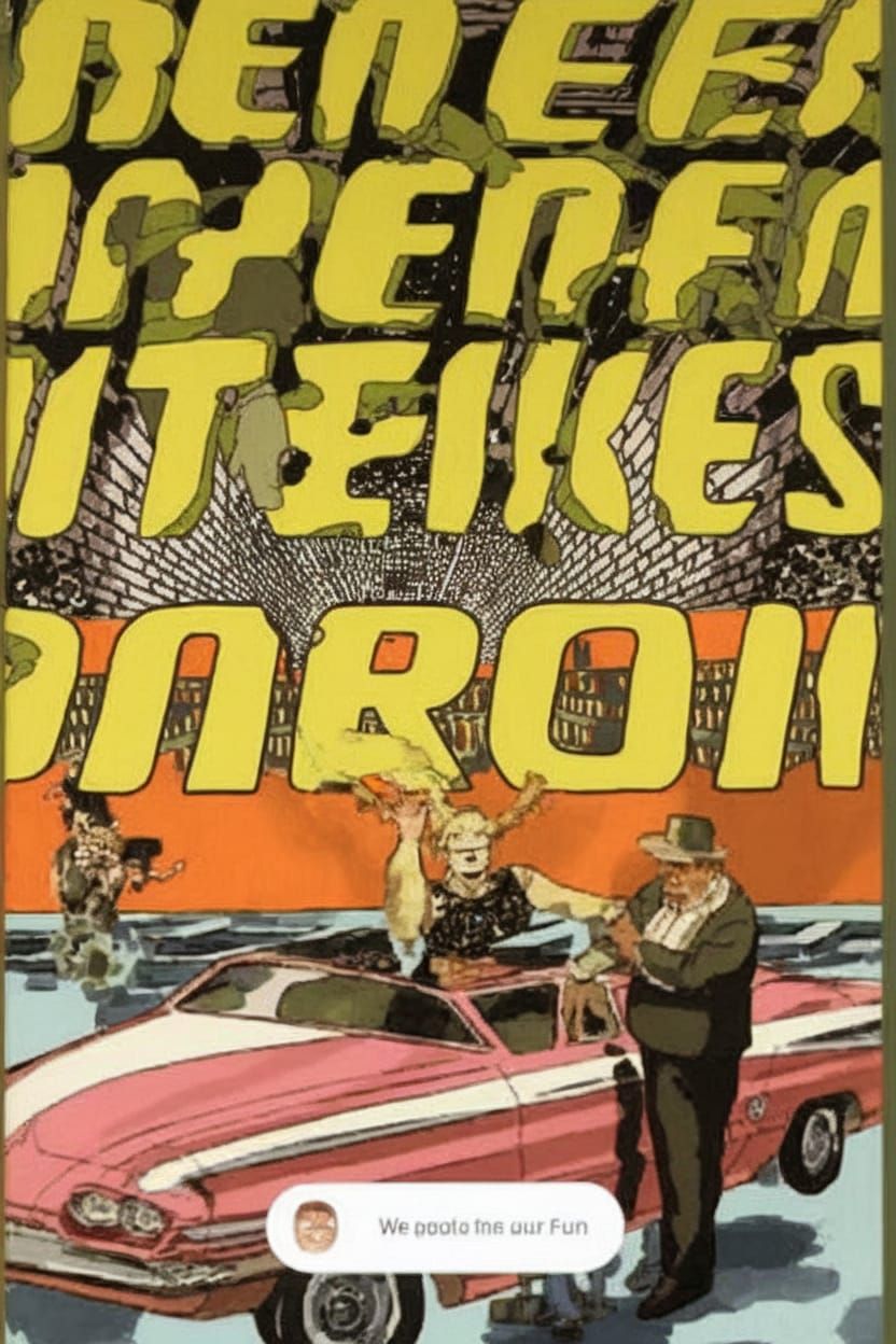 Cyberpunk Robot Sunset on Sunset Boulevard